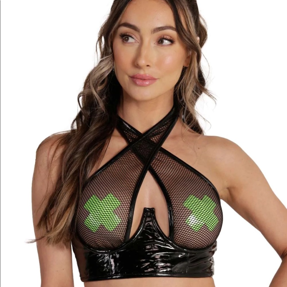 Nighttime Escapades Fishnet Top